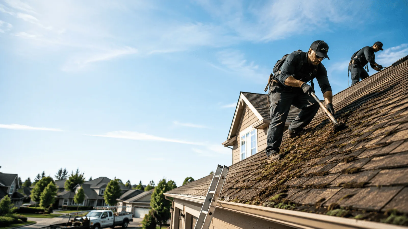 Roof Moss Removal in Stockton, CA near me